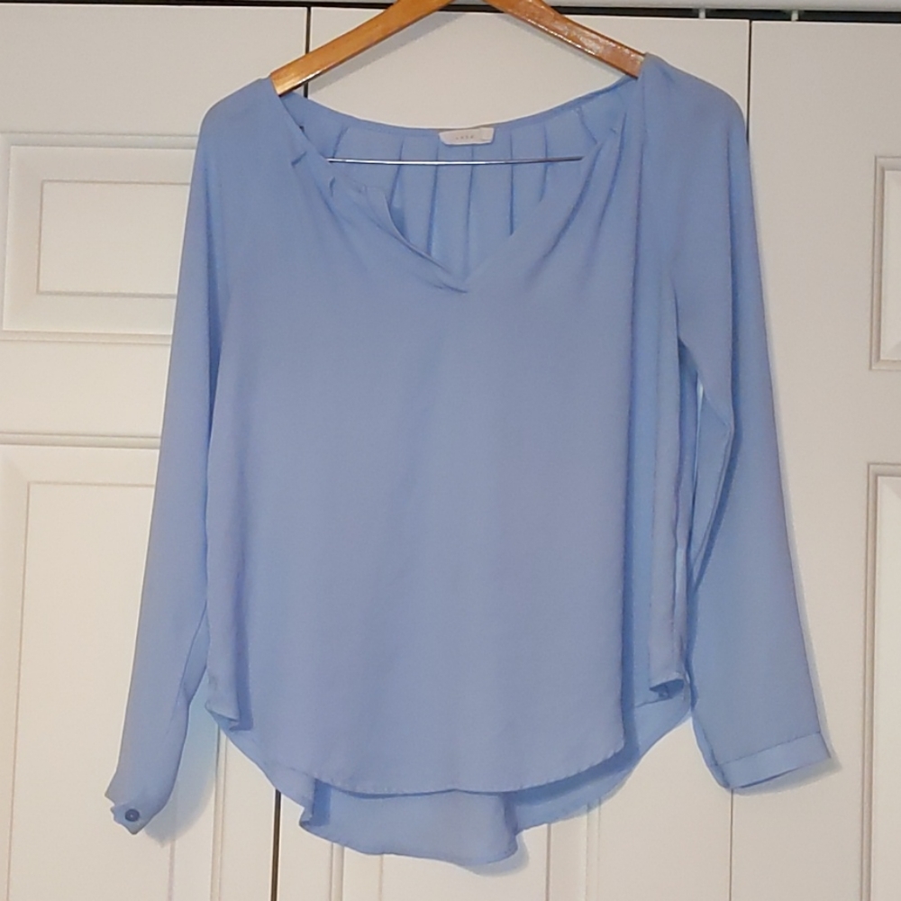 Light blue blouse